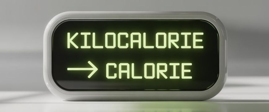 Kilocalorie to calorie online energy conversion formula, example