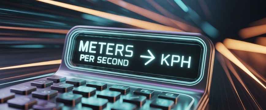 Meters per second to kph online speed conversion formula, table