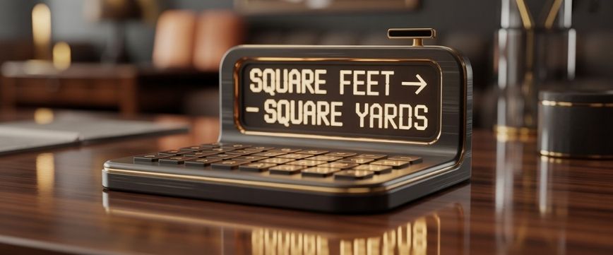Square Feet To Square Yards Unit Conversion 